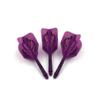 CUESOUL Integrated Dart Shaft and Flights Purple with Pattern Design