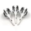CUESOUL Integrated Dart Shaft and Flights White with Pattern Design