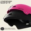 OutdoorMaster Skateboard Cycling Helmet - Two Removable Liners Ventilation Multi-Sport Scooter Roller Skate Inline Skating for Kids, Youth & Adults - M - Pink view 2