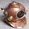 Arsh Nautical Full Size Replica U.S. Navy Mark-V Antique Brass & Copper Diving Helmet view 1