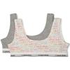 Calvin Klein Kids Girls' Modern Cotton Bralette 2-Pack, Grey/Ck Multicolor, Small view 2
