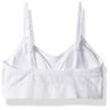 Calvin Klein Kids Girls' Seamless Wirefree Comfort Bralette Bra, White With Blue Logo, X-Large view 3