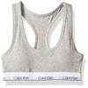 Calvin Klein Kids Girls' Modern Cotton Racerback Bralette, Heather Grey, X-Large view 1
