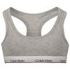 Calvin Klein Kids Girls' Modern Cotton Racerback Bralette, Heather Grey, X-Large view 2