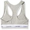 Calvin Klein Kids Girls' Modern Cotton Racerback Bralette, Heather Grey, X-Large view 3