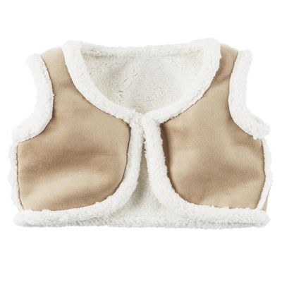 Carter's Toddler Girls Fleece Lined Faux-Suede Vest, Tan (2 Toddler)