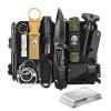 TRSCIND Compact 11-in-1 Survival Gear Kits with Paracord Bracelet, Multi-Purpose EDC Outdoor Emergency Tools and Everyday Carry Gear, Official Survival Kit view 1