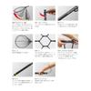 Golden Mean (Golden Mean) Landing net GM Gunner net Professional Black view 3