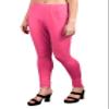 ladyline Extra Long Churidar Leggings Plain Cotton Indian Yoga Workout Pants for Women (Free Size-Blossom) view 1