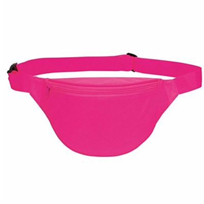 Fanny pack, BuyAgain Unisex 2 Zipper Quick Release Buckle Travel Sport Running Waist Fanny Pack - Neon Pink