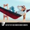 Bear Butt Camping Hammock - 2 Person Double Hammock - Portable Backpacking & Camping Gear - Perfect for Hiking & Outdoor Travel view 3