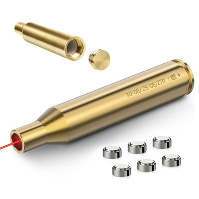 360 Tactical 30-06 25-06 and 270 Cartridge Laser Bore Sighter .270 Red Laser Sight Hunt Sight