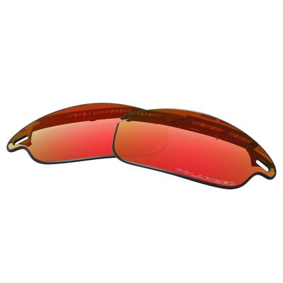 OOWLIT Replacement Lenses Compatible with Oakley Fast Jacket XL OO9156 Sunglass Fire Elite Polarized