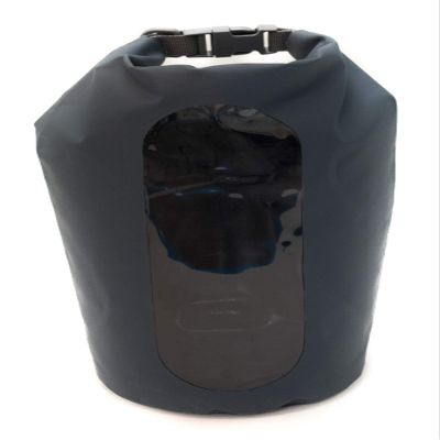 Nod products 10 Liter Charcoal Fully Waterproof Lightweight Floating Dry Bag with Clear View Panel for Beach, Travel & Gifts