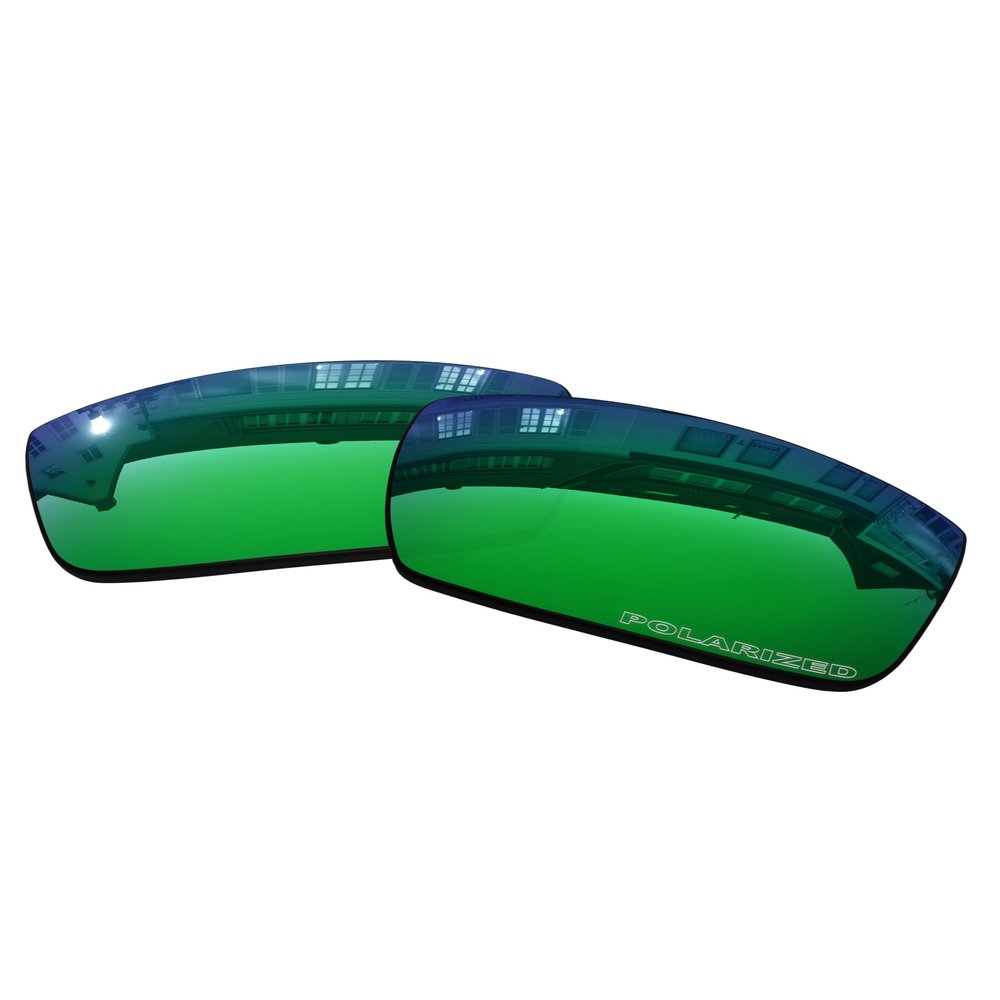 OOWLIT Replacement Lenses Compatible with Oakley Gascan OO9014 Sunglass Emerald Elite Polarized