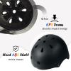 Kids Bike Helmet, Adjustable and Multi-Sport, from Toddler to Youth, 3 Sizes (Black) view 2