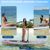 SereneLife Inflatable Stand Up Paddle Board - Wide Stable Design, Non-Slip Deck for Adults & Youth with Premium Paddle Board Accessories: Carry Bag, Dual Action Pump, Paddle, Ankle Leash - 10'6" view 2