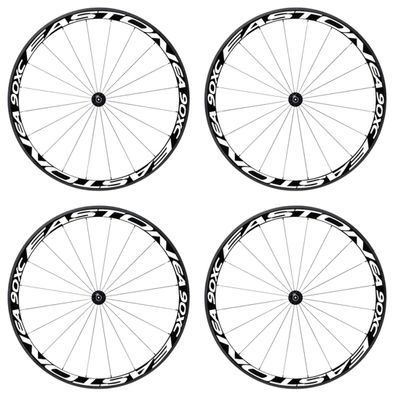 HMANE 4Pcs Bike Stickers Bicycle Wheel Rims Light Safety Reflective Stickers Decal