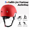 Kids Bike Helmet, Adjustable and Multi-Sport, from Toddler to Youth, 3 Sizes (Red) view 4