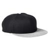 Big Accessories Flat Bill Sport Cap OS BLACK/ HTHR GRAY view 1