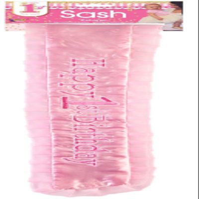 Forum Novelties 79994 First Birthday Girl Sash, Multi, One Size
