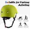 Kids Bike Helmet, Adjustable and Multi-Sport, from Toddler to Youth, 3 Sizes (Green) view 4