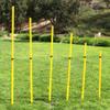 BlueDot Trading Soccer Agility Training Poles Adjustable Telescopic 3ft-6ft (6pc), Speed & Agility Poles for Soccer Training, Outdoor Game, Exercise Training, Football, Sport Training Equipment view 2