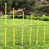 BlueDot Trading Soccer Agility Training Poles Adjustable Telescopic 3ft-6ft (6pc), Speed & Agility Poles for Soccer Training, Outdoor Game, Exercise Training, Football, Sport Training Equipment view 3
