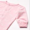 Hanes Ultimate Baby Flexy 2 Pack Sleep and Play Suits, Pink Shapes, 0-6 Months view 3