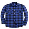 Alimens & Gentle Men's Button Down Regular Fit Long Sleeve Plaid Flannel Casual Shirts view 1