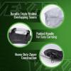 Vexan Tournament Weigh In Bag for Bass Fishing - Heavy Duty 24"x24" Fish Bag for Caught Fish - Waterproof, Zippered, Padded Handles, Triple-Welded Seams view 2