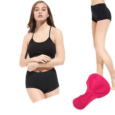 Women's Pro Team Ciclismo Cycling Underwear Bike Bicycle Shorts Briefs Knickers Gel 3D Padded Black