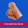 Desantis The Criss-Cross Holster, Tan, Right, FITS: SIG P365, P365 SAS view 3