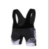 Uriah Men's Cycling Bib Shorts Black 3D Coolmax Gel Padded Running Gear Size 5XL(CN) view 1