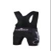 Uriah Men's Cycling Bib Shorts Black 3D Coolmax Gel Padded Running Gear Size 5XL(CN) view 2