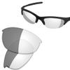 SAUCER Premium Replacement Lenses & Rubber Kits for Oakley Half Jacket | Half Jacket Low Bridge Fit Sunglasses High Defense - Photochromic Activated view 2