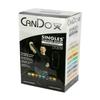Fabrication CanDo Exercise Band, 5-Foot Singles, 30-Piece Dispenser, Black view 1
