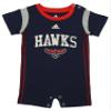 Outerstuff NBA Infants Atlanta Hawks Jump Ball Romper, Navy 12 Months view 1