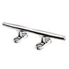 RecPro Stainless Steel 6" Dock Cleat | Marine Hardware | Boat Cleat | 4 Hole Herreshoff (50pk) view 1