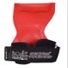 Lifting Grips PRO Weight Gloves Best Heavy Duty Straps Alternative to Power Hooks Deadlifts Adjustable Neoprene Padded Wrist Wrap (Red Rubber, Large 7.50"-8.50" Wrist Size) view 4