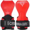Cobra Grips PRO Weight Lifting Gloves Heavy Duty Straps Alternative Power Lifting Hooks Best for Deadlifts Adjustable Neoprene Padded Wrist Wraps Support Bodybuilding (PRO Red Rubber) view 4