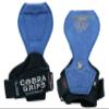 2018 Cobra Grips Flex Model Weight Lifting Gloves Heavy Duty Straps Alternative Power Lifting Hooks Best for Deadlifts with Padded Wrist Wrap Support Bodybuilding (Medium, Blue Rubber) view 2