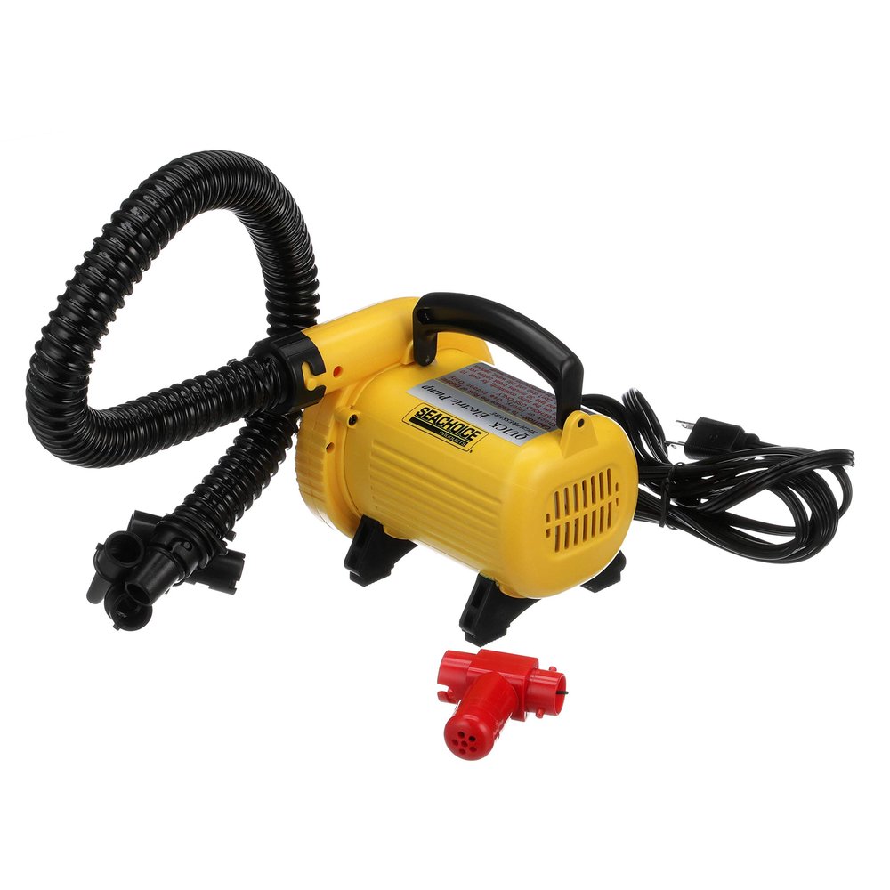 Seachoice Portable 120V Super Air Pump w/ 10-Ft. Power Cord, 2.5 PSI, For Boating and General Inflatables