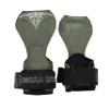 Cobra Grips PRO Weight Lifting Gloves Heavy Duty Straps Alternative Power Lifting Hooks Best for Deadlifts Adjustable Neoprene Padded Wrist Wraps Support Bodybuilding (PRO Green Rubber) view 2