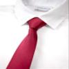 Spring Notion Boys' Solid Color Microfiber Zipper Tie Medium Red view 2