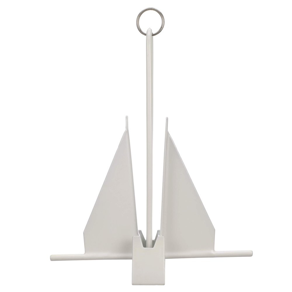 SEACHOICE 41727 Utility Anchor PVC Coated 8 Pounds White for Boats up to 24 Feet