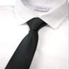 Spring Notion Boys' Solid Color Microfiber Zipper Tie Large Black view 2