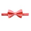 Spring Notion Men's Solid Color Satin Microfiber Bow Tie Melon view 1