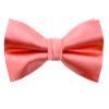 Spring Notion Men's Solid Color Satin Microfiber Bow Tie Melon view 2