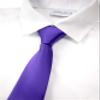 Spring Notion Boys' Solid Color Microfiber Zipper Tie Large Purple view 2